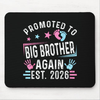 Promoted To Big Brother Again Est. 2026 Vintage Bi Mouse Pad