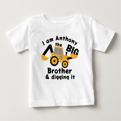 Promoted to Big Brother Baby Fine Jersey T_Shirt