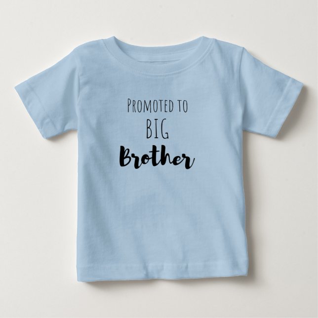 Promoted to big brother baby T-Shirt (Front)