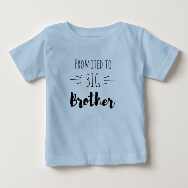 Promoted to big brother baby T-Shirt (Front)