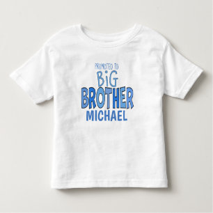 Promoted to Big Brother Boy Cute Modern Toddler T-shirt