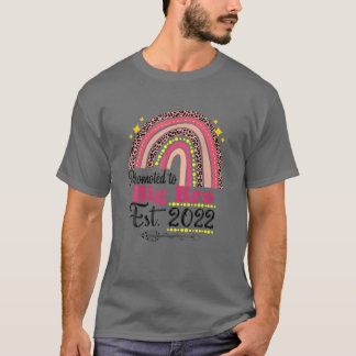 Promoted To Big Brother Est. 2022 Rainbow Mother's T-Shirt