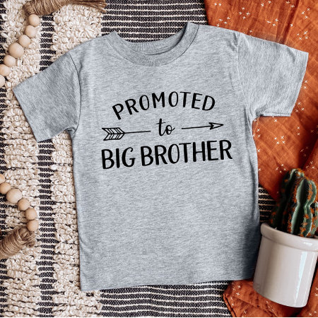 Promoted To Big Brother Matching Sibling Baby T-shirt