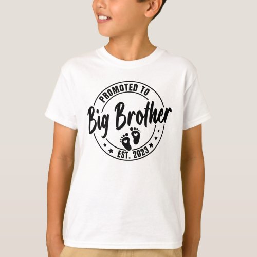 Promoted to Big Brother Pregnancy Annoucement T_Shirt