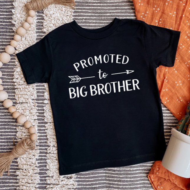 Promoted to Big Brother Pregnancy Announcement Baby T-Shirt (Creator Uploaded)