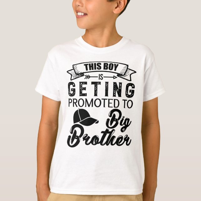 Promoted To Big Brother T-Shirt (Front)