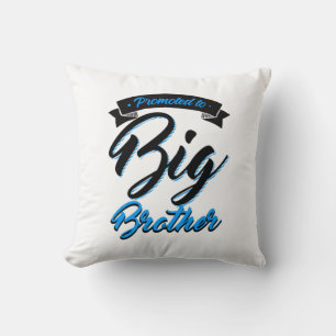 Promoted to Big Brother Throw Pillow