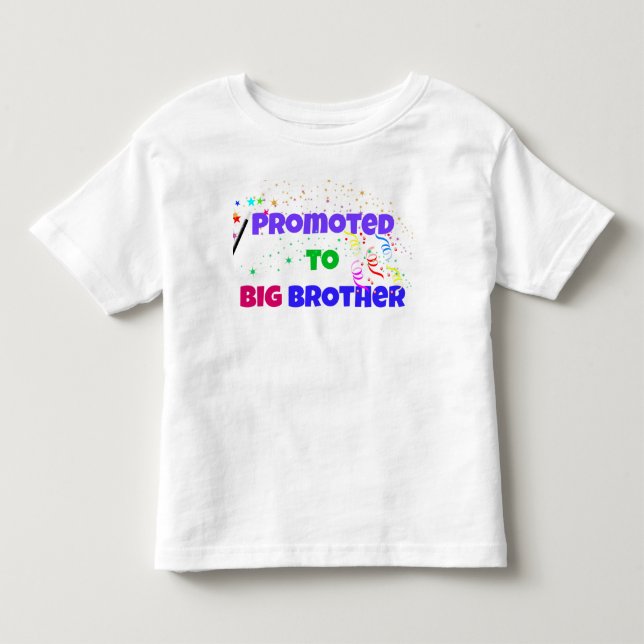 Promoted to Big Brother Toddler T-shirt (Front)