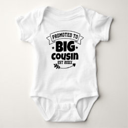 Promoted To Big Cousin Awesome Future Presents Baby Bodysuit