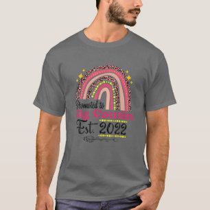 Promoted To Big Cousin Est. 2022 Rainbow Mother's T-Shirt