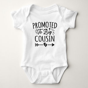 Promoted to Big Cousin Matching Family Baby Bodysuit