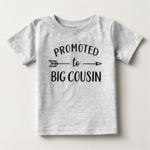 Kleding Jongenskleding Tops & T-shirts Big Cousin Little Cousin Shirt Set-Cousin Shirts-Big Little Cousin Shirts-Big Cousin T-Shirt-Cousin Geboorte Aankondiging-Baby Cousin Bodysuit 