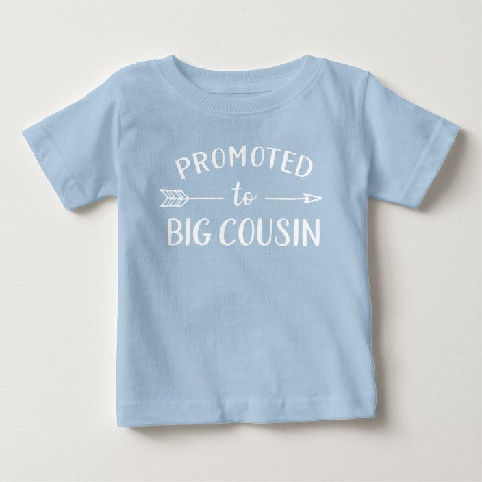 Promoted to Big Cousin Matching Family Baby TShirt