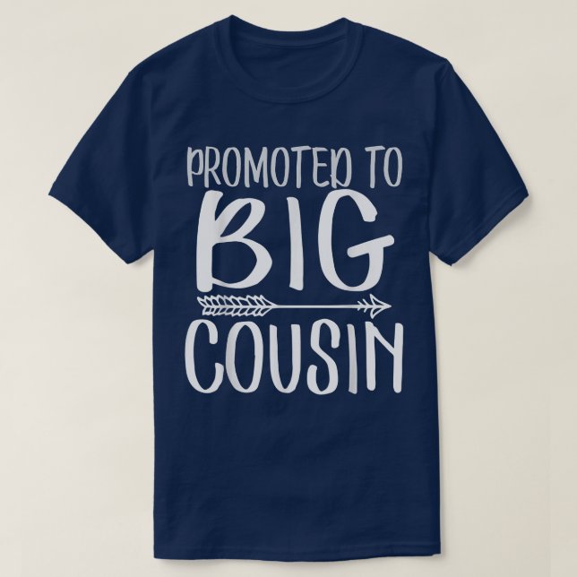 Promoted To Big Cousinfor Big Cousin Crew Kids Boy T-Shirt (Design Front)