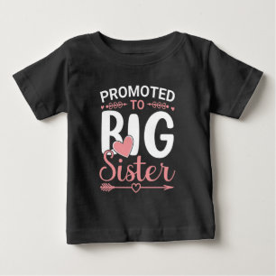 Promoted To Big Sister Again 2026 Pregnancy Reveal Baby T-Shirt