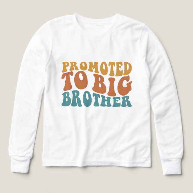 Promoted to big sister, big brother shirt, 2026 Tri-Blend shirts (Design Front)