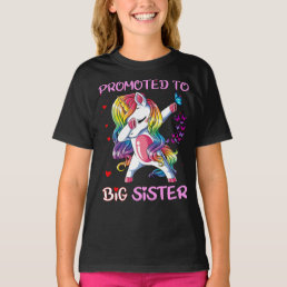 Promoted to big sister butterfly  T-Shirt