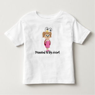 Promoted to big sister girl ladybug ruffle t-shirt