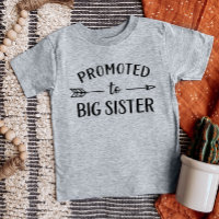 Promoted to Big Sister New Baby Announcement