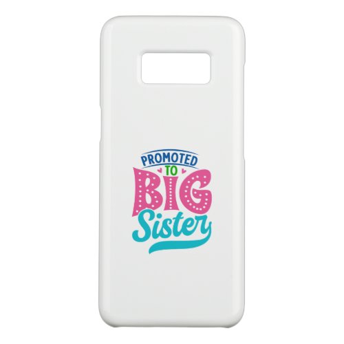 Promoted To Big Sister New Baby Big Sister Reveal Case_Mate Samsung Galaxy S8 Case