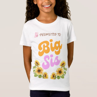 Promoted to Big Sister Shirt Baby Pregnancy Reveal