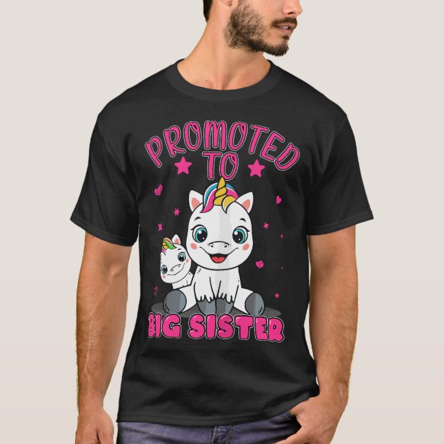 Promoted To Big Sister T-Shirt (Front)