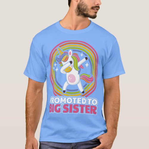Promoted to Big Sister Unicorn T_Shirt