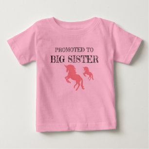 Promoted to Big Sister Unicorn T-shirt