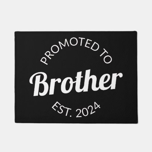 Promoted To Brother Est 2024 I Doormat