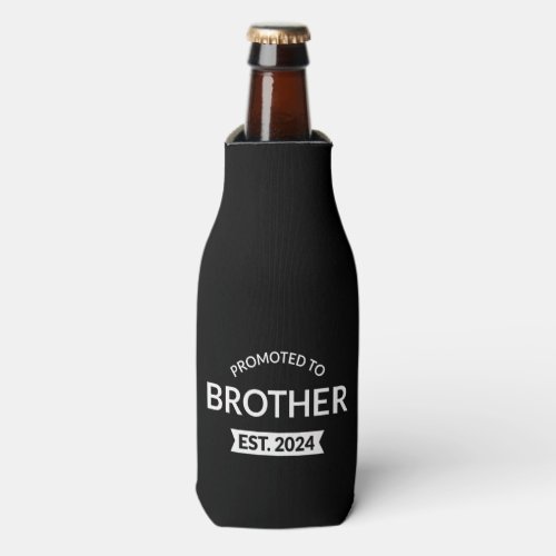 Promoted To Brother Est 2024 II Bottle Cooler