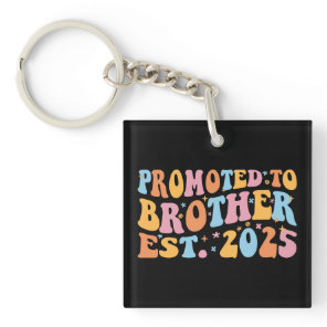 Promoted To Brother Est. 2025 III Keychain