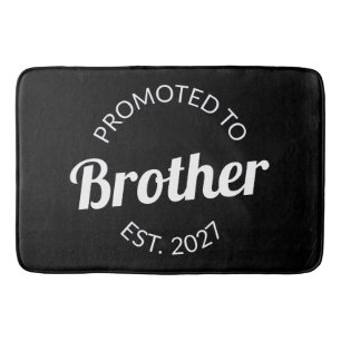 Promoted To Brother Est 2027 Big Brother I Bath Mat