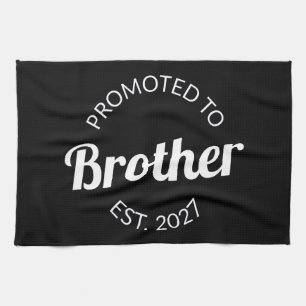 Promoted To Brother Est 2027 Big Brother I Kitchen Towel