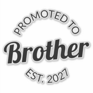 Promoted To Brother Est 2027 Big Brother I Sticker