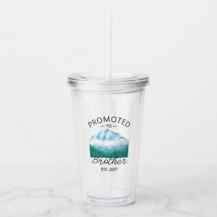 Promoted To Brother Est 2027 Big Brother VI Acrylic Tumbler