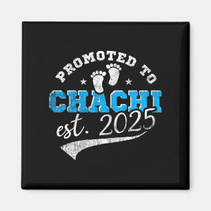 Promoted To Chachi 2025 New Indian Aunt Vintage Magnet
