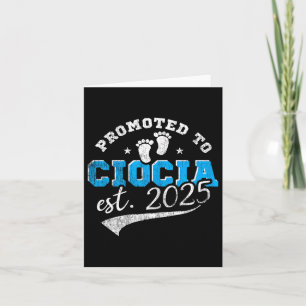 Promoted To Ciocia 2025 New Lish Aunt Vintage  Card