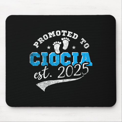 Promoted To Ciocia 2025 New Lish Aunt Vintage  Mouse Pad