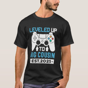 Promoted to Cousin 2025 Leveling Up to Big Cousin  T-Shirt