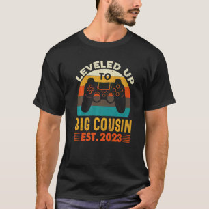 Promoted To Cousin Vintage I Leveled Up To Big Cou T-Shirt
