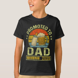 Promoted To Dad 2026 Expecting Baby Funny Soon To T-Shirt