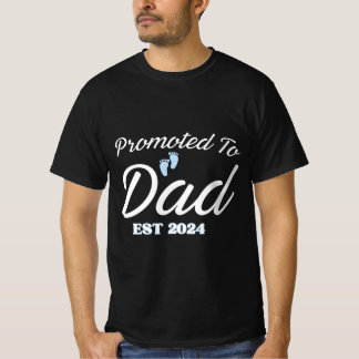Promoted to dad est 2024 T-Shirt