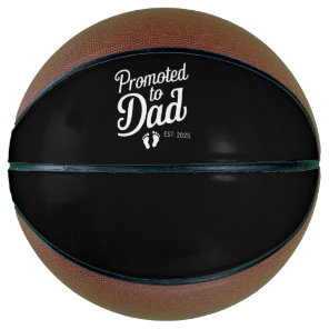 Promoted To Dad EST 2025 Funny Soon To Be Dad Basketball