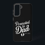 Promoted To Dad EST 2025 Funny Soon To Be Dad Samsung Galaxy S21 Case<br><div class="desc">Promoted To Dad EST 2025 Funny Soon To Be Dad</div>