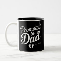 Promoted To Dad EST 2025 Funny Soon To Be Dad
