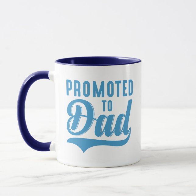 Promoted To Dad Mug (Left)