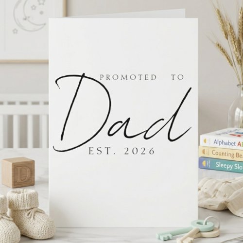 Promoted To Dad Sweet Announcement Script Design