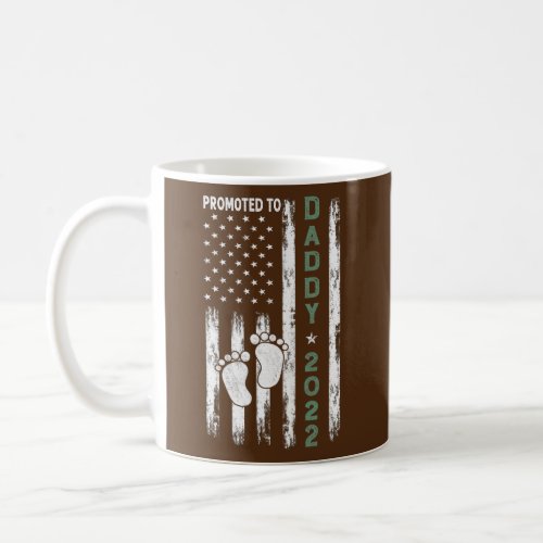 Promoted To Daddy 2022 First Time Fathers Day New Coffee Mug