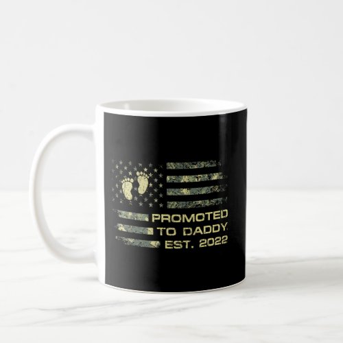 Promoted To Daddy 2022 First Time Fathers Day New  Coffee Mug