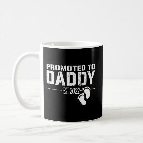 Promoted To Daddy 2022 For New Dad First Time Dad Coffee Mug